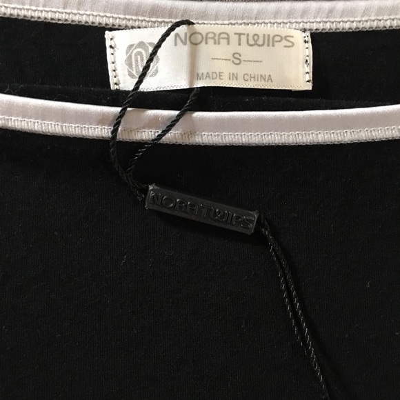 NWOT Nora Twips T-Shirt Off Shoulder Sleep Dress with Curved Hem Size Small - Picture 13 of 14